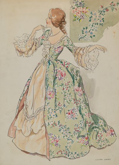 Costume da Signora, c. 1936 da Lillian Causey