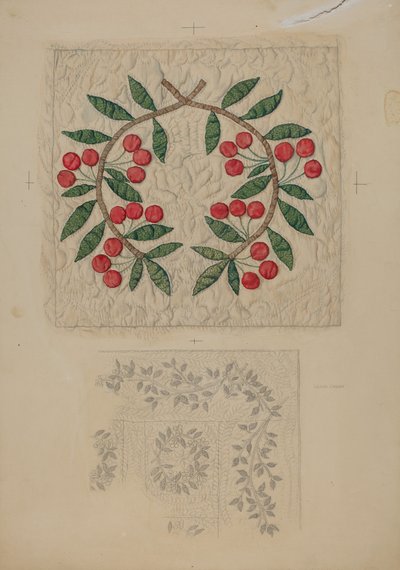 Trapunta, applique da Lillian Causey