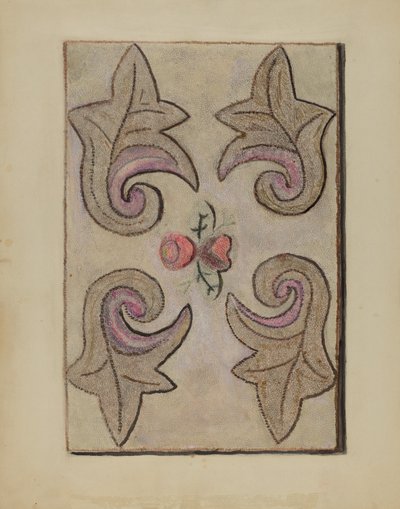 Tappeto agganciato da Lillian M. Mosseller