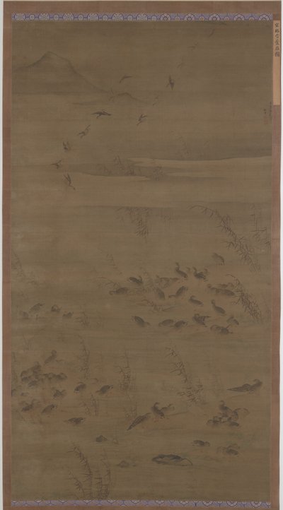 Oche che Scendono sulla Sabbia, dinastia Ming da Lin Xue