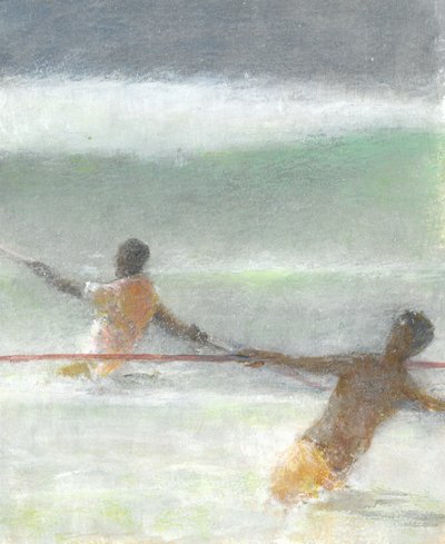 Pescatori che tirano le reti, 2015 da Lincoln Seligman
