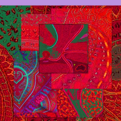 COLLAGE OF COLOR, 2018 (tecnica mista) da linda arthurs