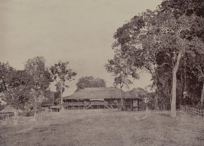 Rangoon: Casa della Missione a Kemindine da Linnaeus Tripe