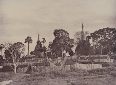 Rangoon: ingresso nord alla pagoda Shwe Dagon da Linnaeus Tripe