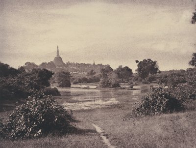 Rangoon: Vista vicino al lago da Linnaeus Tripe