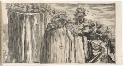 Vista della montagna della Verna dalla strada del Casentino [tavola A] da Lino Moroni