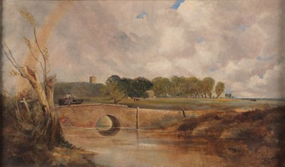 Un arcobaleno - Veduta dello Stour da Lionel Constable