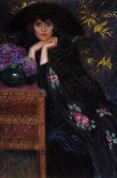 Figura di Donna Ritratto di Violette, 1920 da Lionne