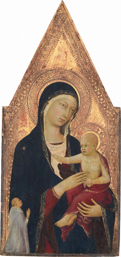 Madonna col Bambino e donatore da Lippo Memmi