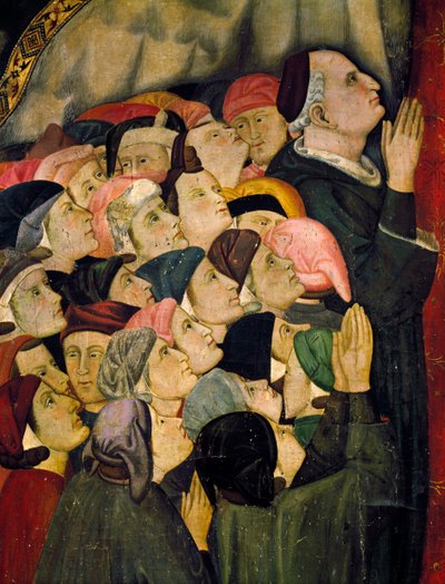 Vergine della Misericordia (dettaglio), c.1320 da Lippo Memmi