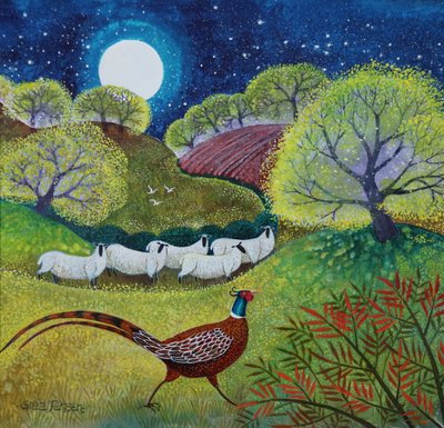 Mr. Handsome, 2024 (acrilici su lino) da Lisa Graa Jensen