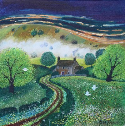 Smoky Valley, 2024 (acrilici su tela) da Lisa Graa Jensen