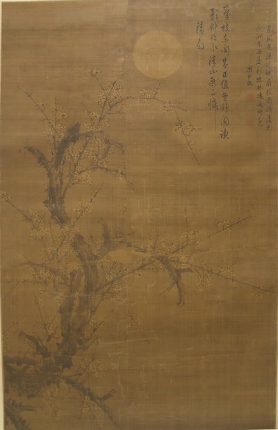Prugno in fiore al chiaro di luna e neve da Liu Shiru