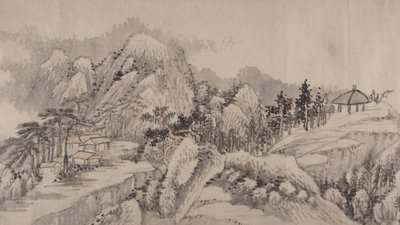 Valli remote e foreste profonde, datato 1678 da Liu Yu