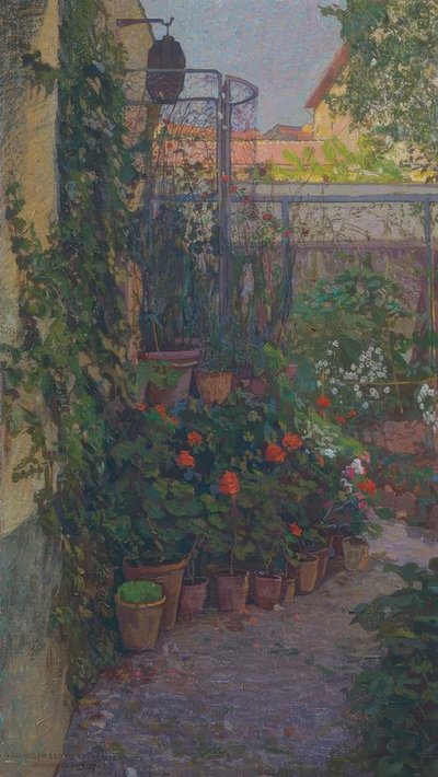 Il trittico o il giardino fiorito da Llewelyn Lloyd