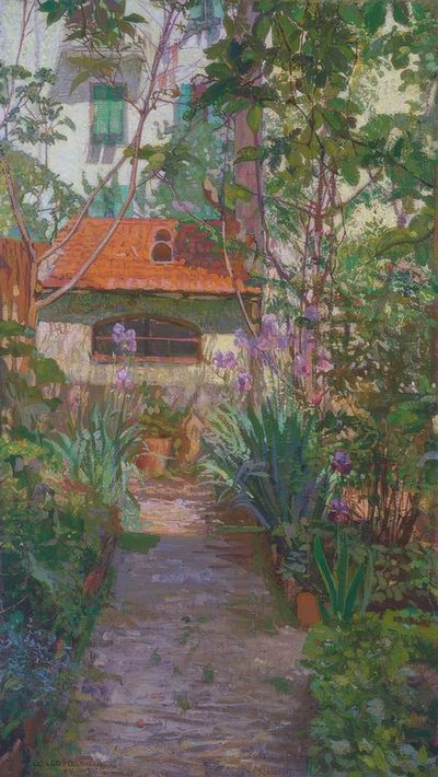 Il trittico o il giardino fiorito da Llewelyn Lloyd