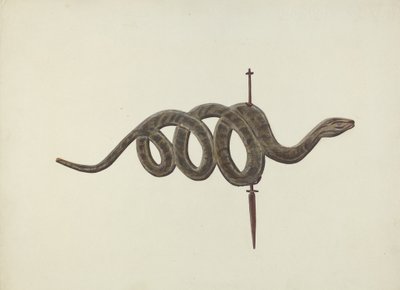 Segnavento a serpente, c. 1938 da Lloyd Broome