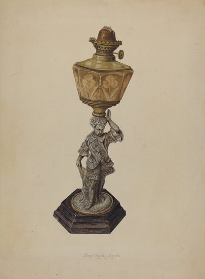Lampada da tavolo da Lloyd Charles Lemcke