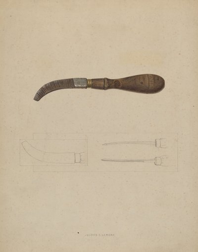 Lima di legno da Lloyd Charles Lemcke