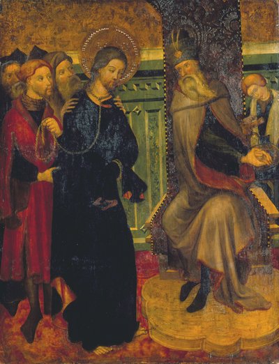 Cristo davanti a Pilato da Lluís Borrassà