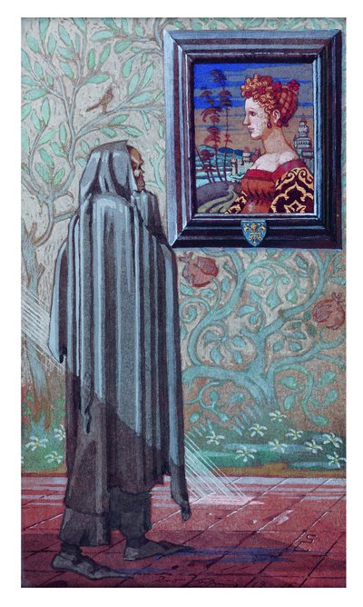La ragazza e la morte, 1916 da Léo Schnug