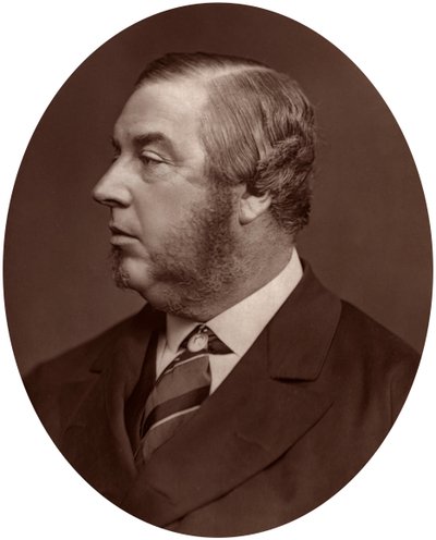 George Sclater-Booth MP, Presidente del Consiglio del Governo Locale, 1878 da Lock and Whitfield