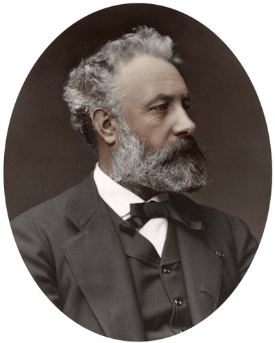 Jules Verne, romanziere francese, 1877 da Lock and Whitfield