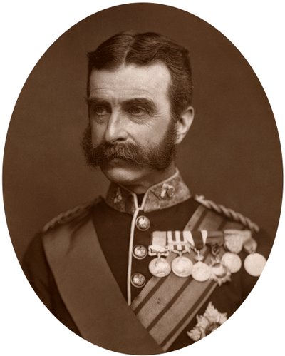 Maggior Generale Lord Chelmsford, soldato britannico, 1882 da Lock and Whitfield