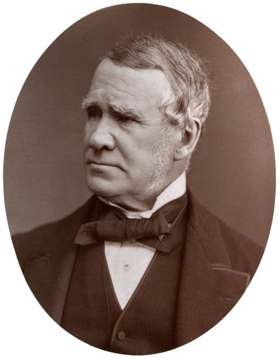 Sir John Hawkshaw, FRS, ingegnere civile britannico, 1877 da Lock and Whitfield