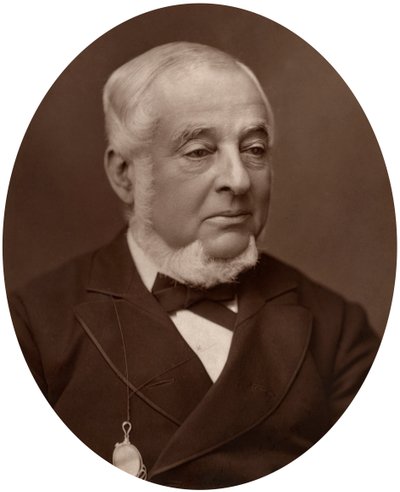 Warren de la Rue, astronomo e fisico britannico, 1882 da Lock and Whitfield