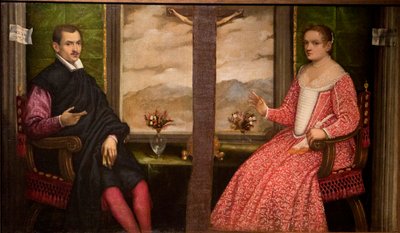 Ritratto di giovane coppia, XVI secolo da Lodewijk Toeput