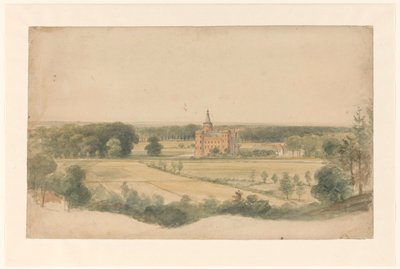 Castello Moyland vicino a Kleve da Lodewijk Johannes Kleijn