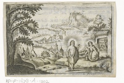 Cristo appare a Maria Maddalena da Lodewijk Joseph Fruytiers