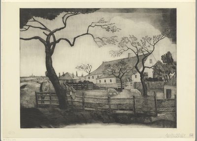 Fattoria con bestiame in Olanda da Lodewijk Schelfhout (signed by artist)
