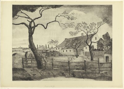Fattoria con bestiame in Olanda da Lodewijk Schelfhout (signed by artist)