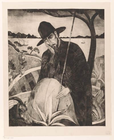 Pastore corso da Lodewijk Schelfhout (signed by artist)