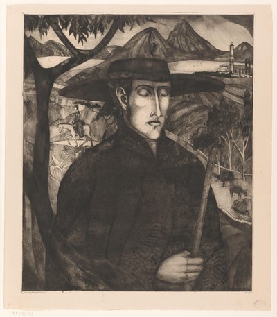 Pastore corso da Lodewijk Schelfhout (signed by artist)