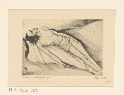 Cristo morto da Lodewijk Schelfhout (signed by artist)