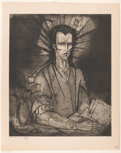 Filosofo da Lodewijk Schelfhout (signed by artist)