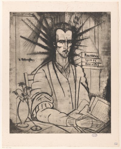 Filosofo da Lodewijk Schelfhout (signed by artist)