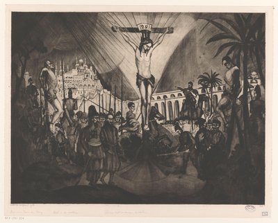 Golgotha II da Lodewijk Schelfhout (signed by artist)