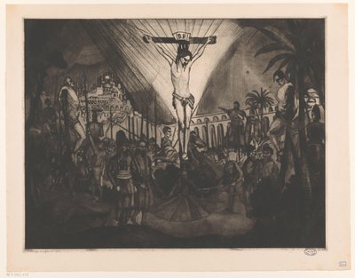 Golgota II da Lodewijk Schelfhout (signed by artist)