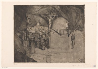 Golgota I da Lodewijk Schelfhout (signed by artist)