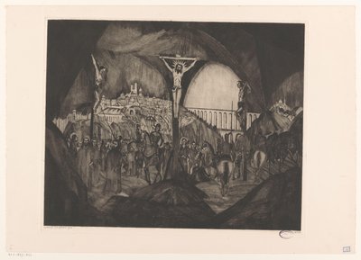 Golgota I da Lodewijk Schelfhout (signed by artist)