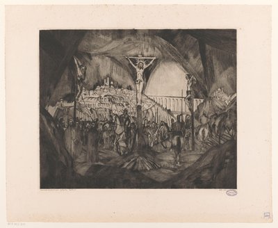 Golgota I da Lodewijk Schelfhout (signed by artist)