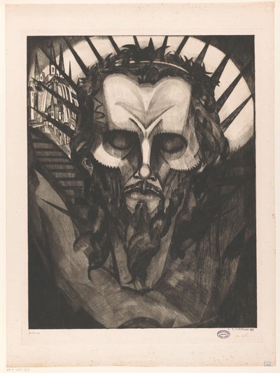 Testa di Cristo da Lodewijk Schelfhout (signed by artist)