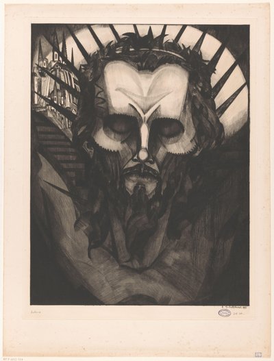 Testa di Cristo da Lodewijk Schelfhout (signed by artist)