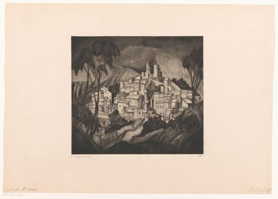 Les Angles II da Lodewijk Schelfhout (signed by artist)