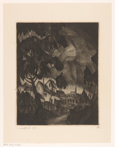 Tempesta da Lodewijk Schelfhout (signed by artist)
