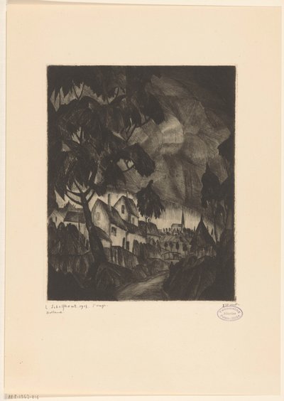 Temporale da Lodewijk Schelfhout (signed by artist)